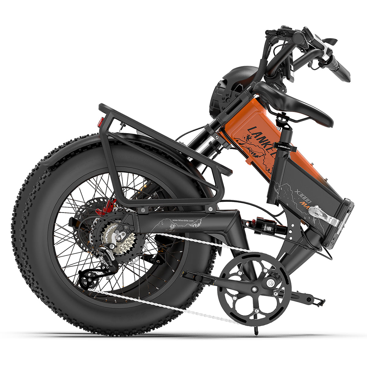 LANKELEISI X3000 MAX 2000W Dual Motor 130km Endurance Electric Mountain Bike