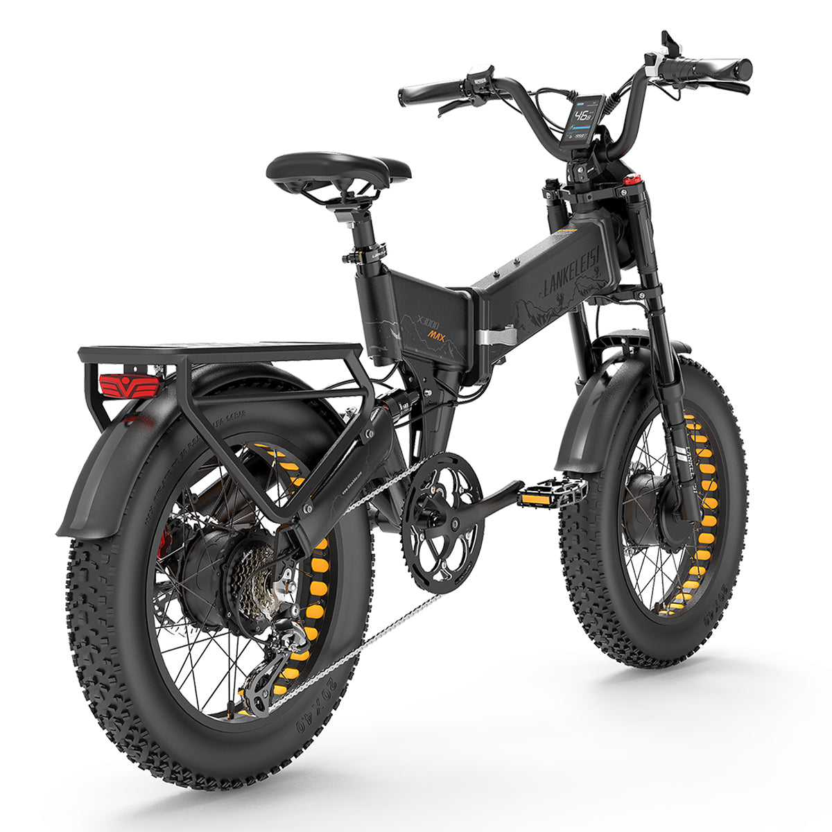 LANKELEISI X3000 MAX 2000W Dual Motor 130km Endurance Electric Mountain Bike