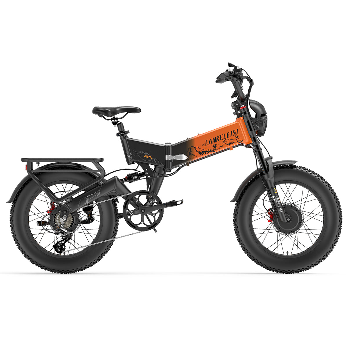 LANKELEISI X3000 MAX 2000W Dual Motor 130km Endurance Electric Mountain Bike