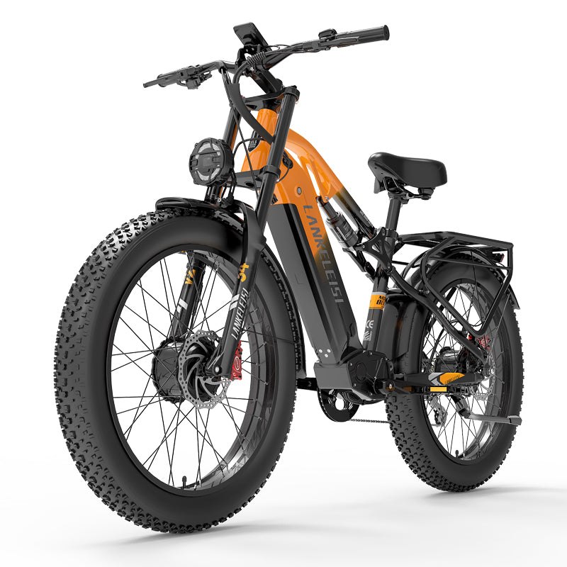 LANKELEISI MG800Max 2000W Dual Motor 26″ Fat Tires All Terrain Electric Bike