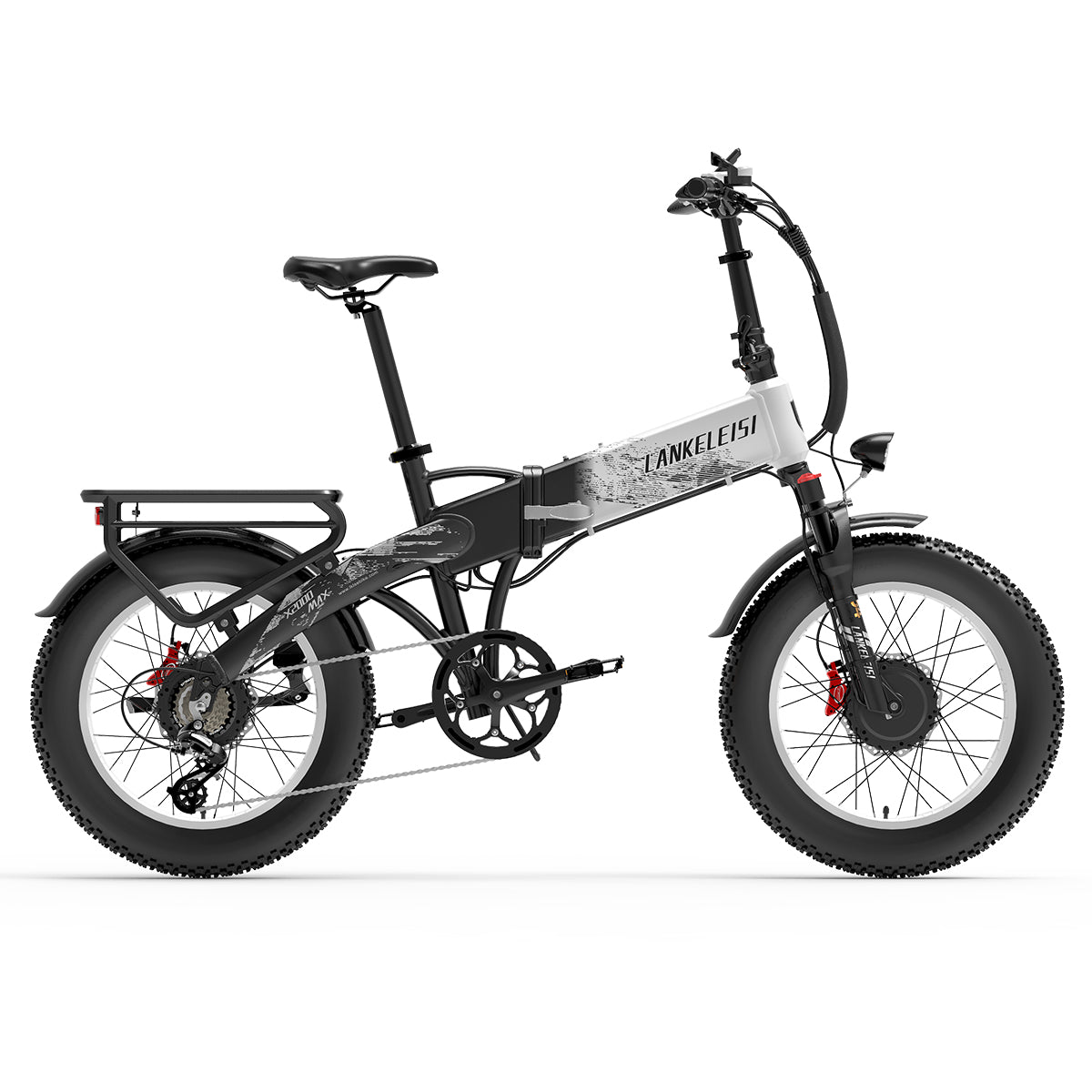 LANKELEISI X2000 MAX 2000W Dual Motor Foldable E-Bike(New Arrivals)