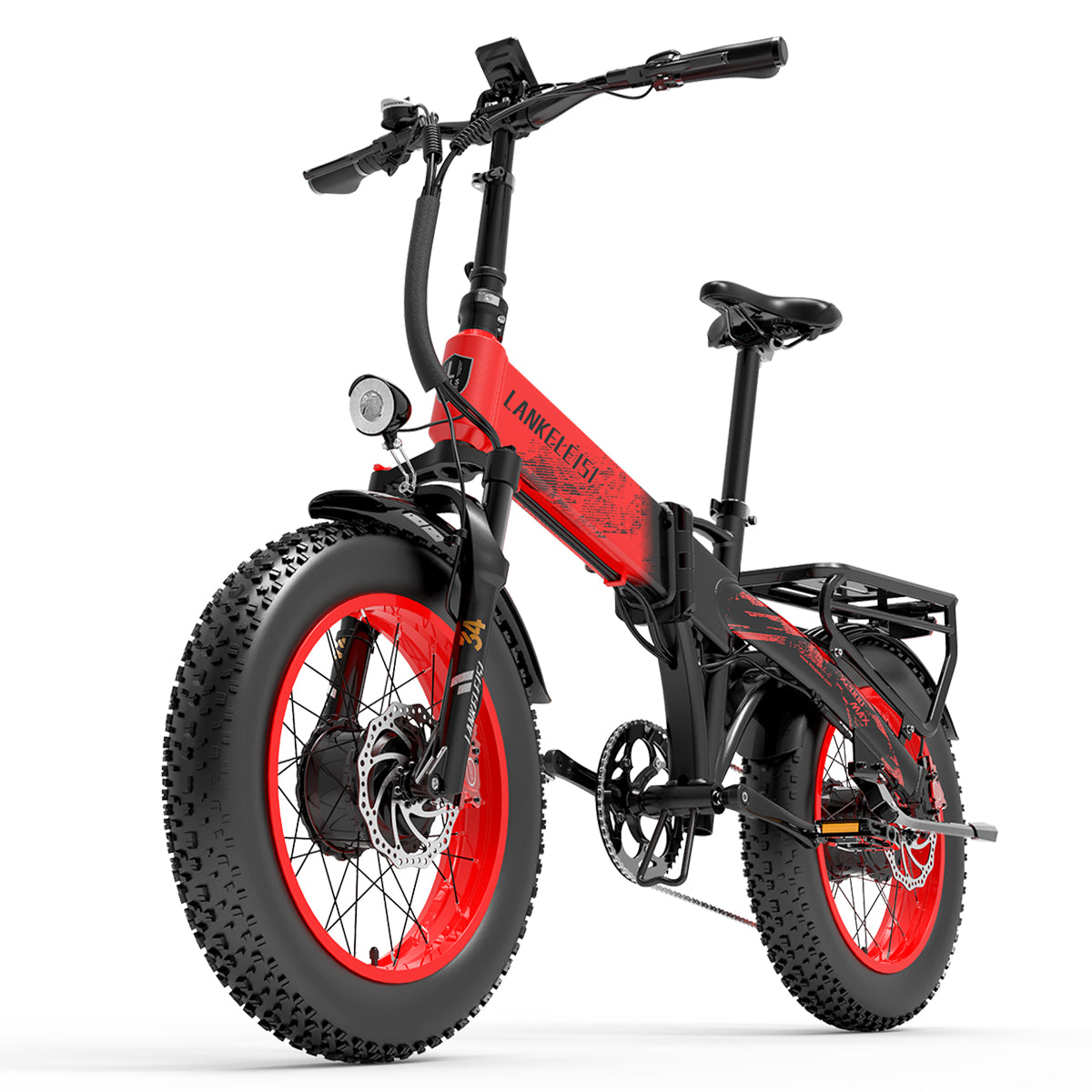 LANKELEISI X2000 MAX 2000W Dual Motor Foldable Electric Mountain Bike(New Arrivals)