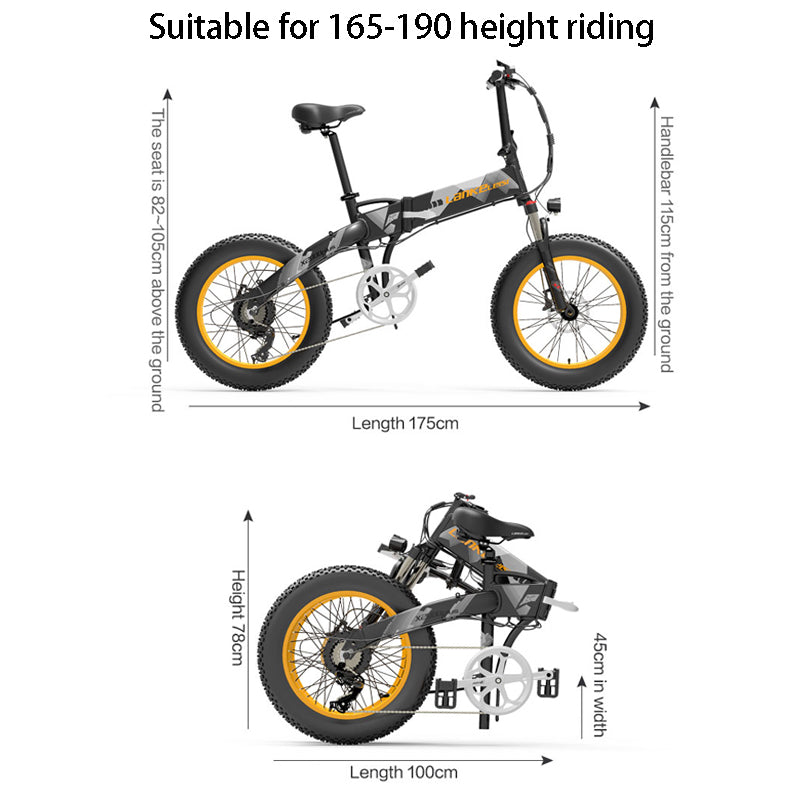 LANKELEISI X2000 Plus Folding eBike