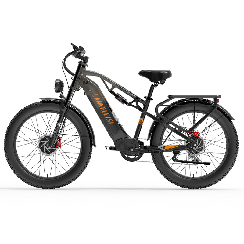 LANKELEISI MG800Max 2000W Dual Motor 26″ Fat Tires All Terrain Electric Bike