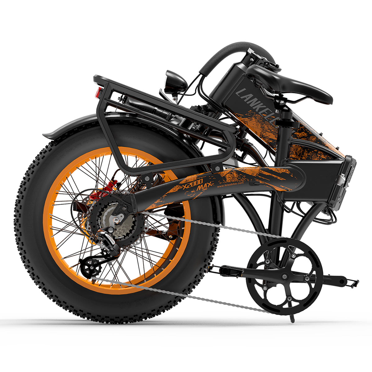 LANKELEISI X2000 MAX 2000W Dual Motor Foldable Electric Mountain Bike(New Arrivals)