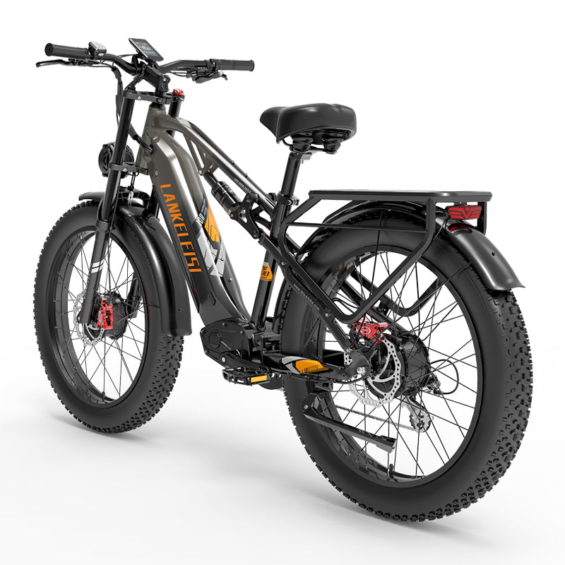 LANKELEISI MG800Max 2000W Dual Motor 26″ Fat Tires All Terrain Electric Bike