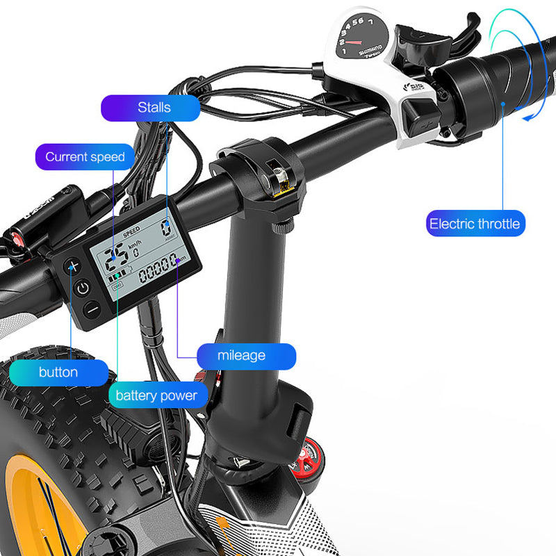 LANKELEISI X2000 Plus Folding eBike