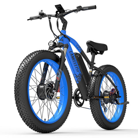 Lankeleisi Mg740Plus Front And Rear Dual Motor Off-Road Electric Bicycle(New In 2023) Blue