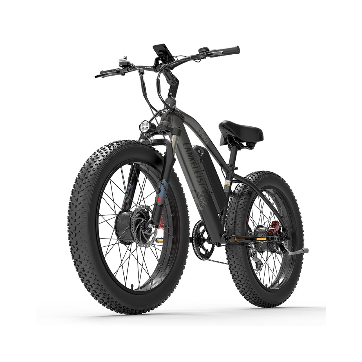 Lankeleisi Mg740Plus Front And Rear Dual Motor Off-Road Electric Bicycle(New In 2023) Grey