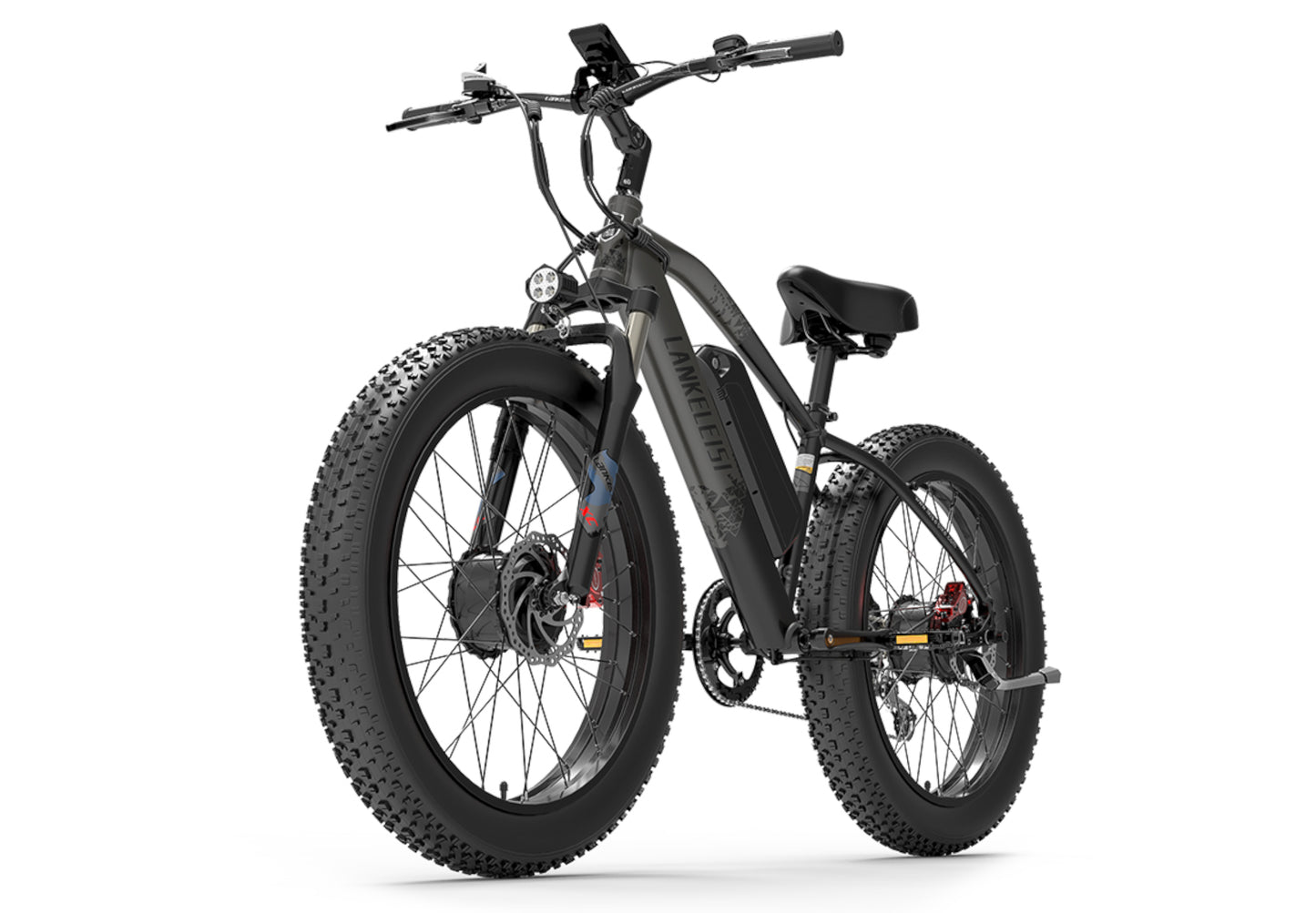 Lankeleisi Mg740Plus Front And Rear Dual Motor Off-Road Electric Bicycle(New In 2023) Grey