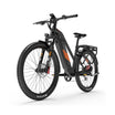 Lankeleisi Mx600Pro 500W Motor 27.5Tire 20Ah Samsung Battery City Electric Bike Black-Orange