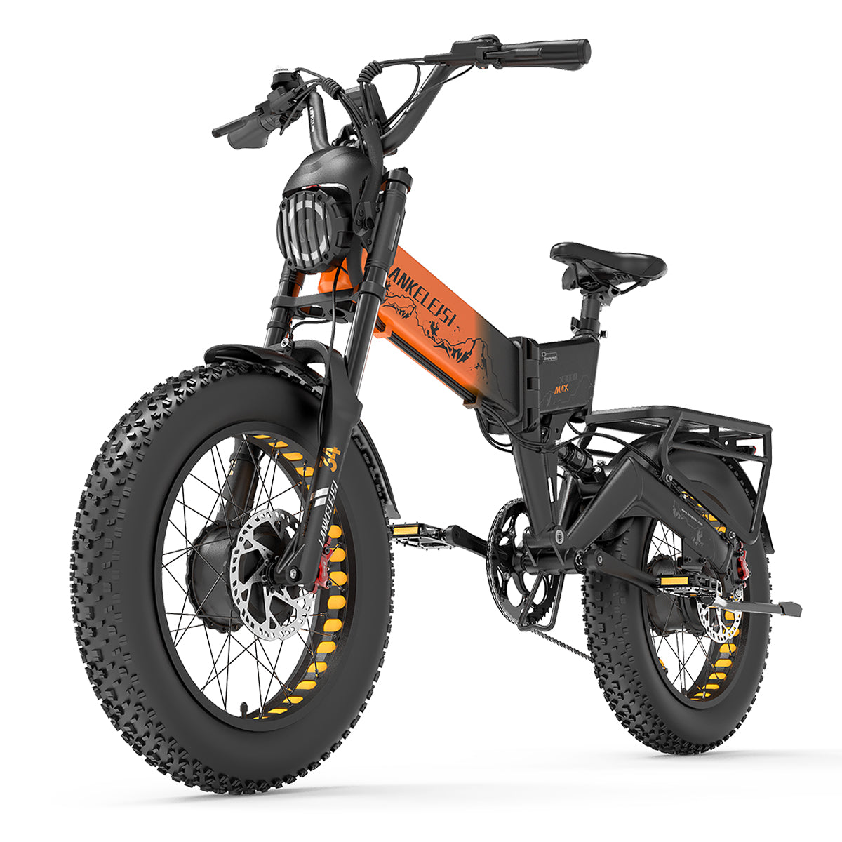 LANKELEISI X3000 MAX 2000W Dual Motor 130km Endurance Electric Mountain Bike(New Arrivals)